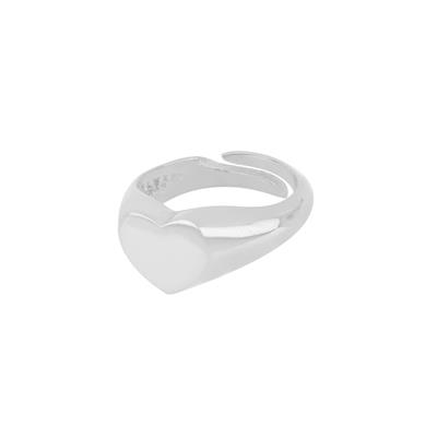 ANELLO CUORE SIGILLO MINI IN ARGENTO 925°/°°