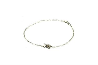 BRACCIALE NODO IN ARGENTO 925°/°°