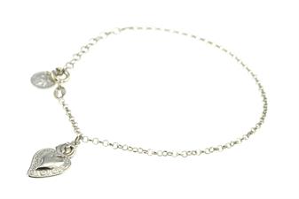 BRACCIALE CUORE SACRO IN ARGENTO 925°/°°