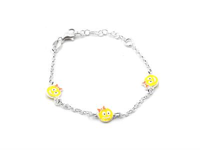 BRACCIALE SMILE SMALTO IN ARGENTO 925°/°°