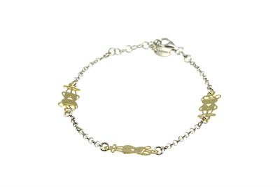 BRACCIALE ORESETTO IN ARGENTO 925°/°°