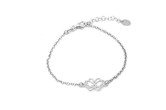 BRACCIALE FARFALLA IN ARGENTO 925°/°°