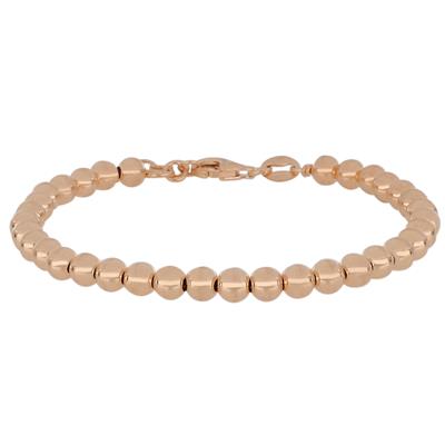 BRACCIALE PALLINO ROSE' IN ARGENTO 925°/°°