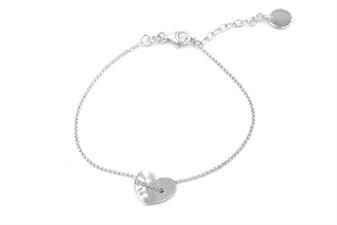 BRACCIALE CUORE IN ARGENTO 925°/°°