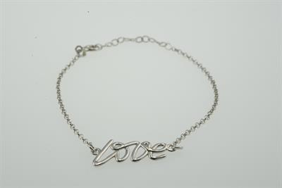 BRACCIALE LOVE IN ARGENTO 925°/°°