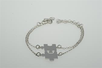 BRACCIALE PUZZLE SPEZZATO IN ARGENTO 925°/°°