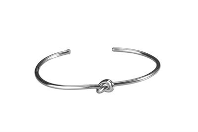 BRACCIALE MANETTA CON NODO IN ARGENTO 925°/°°