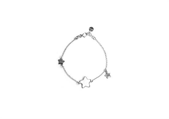 BRACCIALE STELLA MADREPERLA IN ARGENTO 925°/°°