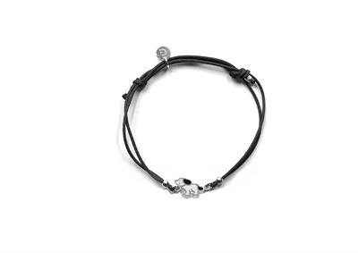 BRACCIALE BIMBO CAGNOLINO SMALTATO IN ARGENTO 925°/°° SAGOLA