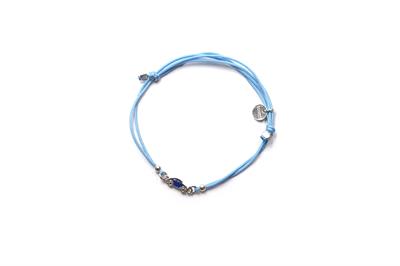 BRACCIALE BIMBO MACCHINA SMALTATA IN ARGENTO 925°/°° SAGOLA