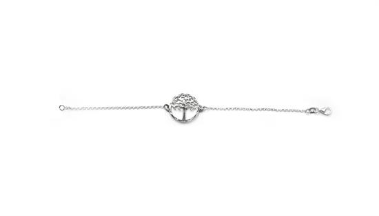 BRACCIALE ALBERO DELLA VITA IN ARGENTO 925°/°°\