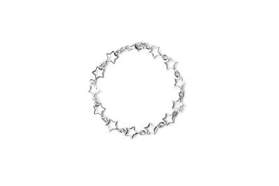 BRACCIALE MULTI STELLE TRAFORATE IN ARGENTO 925°/°°