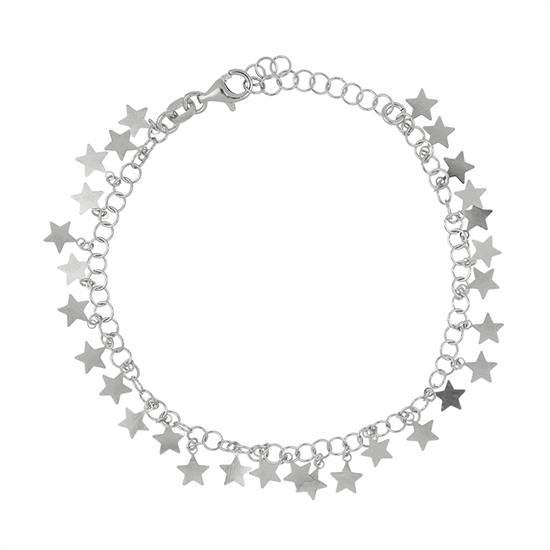 BRACCIALE MULTI STELLE MICRO IN ARGENTO 925°/°°