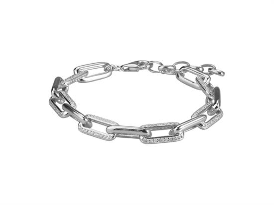 BRACCIALE GRUMETTA ZIRCONI WHITE IN ARGENTO 925°/°°