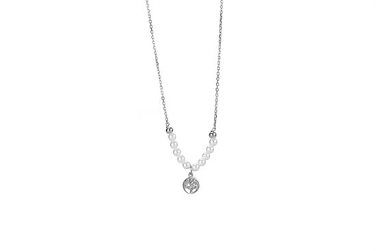 COLLANA SHELL ALBERO ZIRCONATO IN ARGENTO 925°/°°