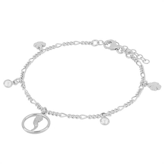 BRACCIALE 3+1 E SOGGETTI SCARAMANTICI IN ARGENTO 925°/°°