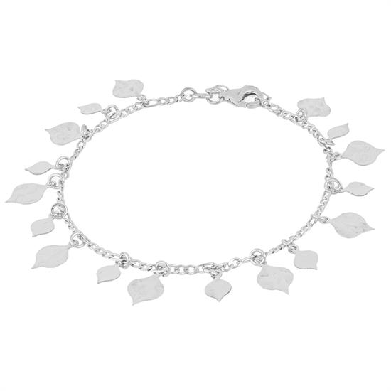 BRACCIALE CON PENDENTI DIAMANTATI IN ARGENTO 925°/°°