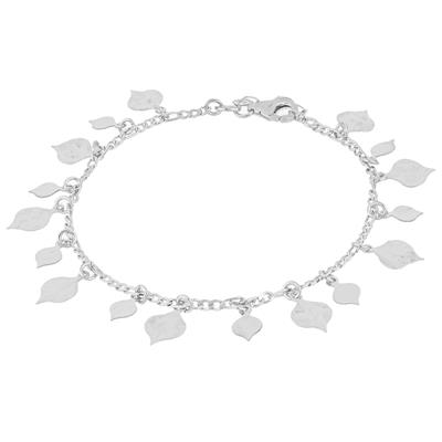 BRACCIALE CON PENDENTI DIAMANTATI IN ARGENTO 925°/°°