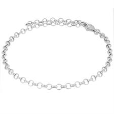 BRACCIALE ROLLO'LISCIA MEDIA 0.4 IN ARGENTO 925°/°°