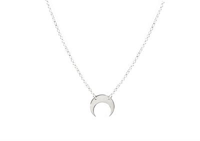 COLLANA MEZZA LUNA IN ARGENTO 925°/°°