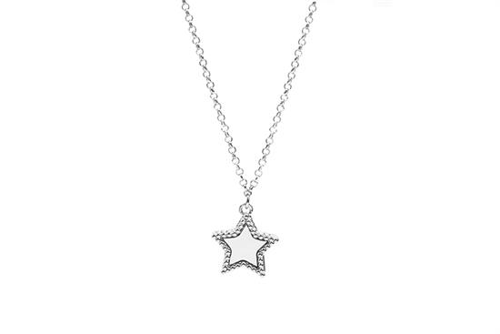 COLLANA STELLA SPECCHIO IN ARGENTO 925°/°°