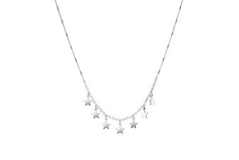 COLLANA MULTI STELLE MICRO IN ARGENTO 925°/°°