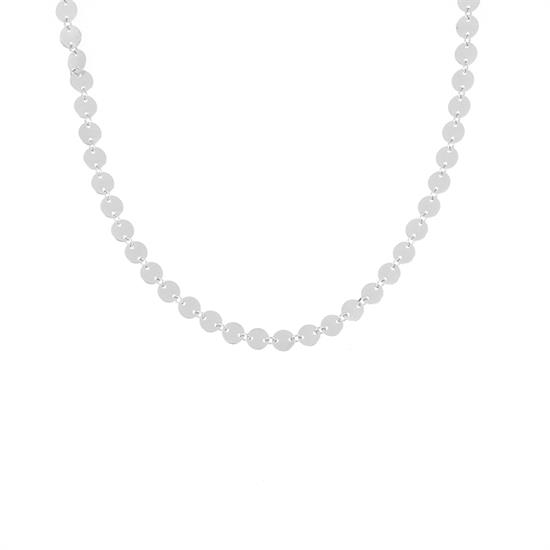 COLLANA CERCHI PLAIN IN ARGENTO 925°/°°