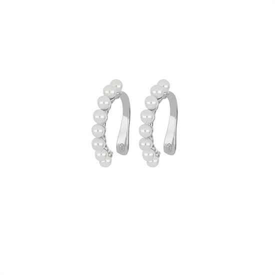 ORECCHINO EARCUFF PERLINE IN ARGENTO 925°/°°