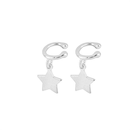 ORECCHINO EARCUFF STELLA PENDENTE IN ARGENTO 925°/°°