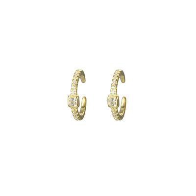 ORECCHINO EAR CUFF 1GIRO DORATO IN ARGENTO 925°/°° ZK