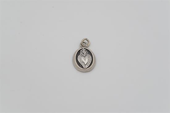 PENDENTE CUORE SACRO IN ARGENTO 925°/°°