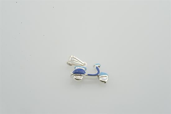 PENDENTE VESPA SMALTO IN ARGENTO 925°/°°