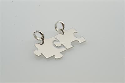 PENDENTE PUZZLE SPEZZATI PICCOLO IN ARGENTO 925°/°°