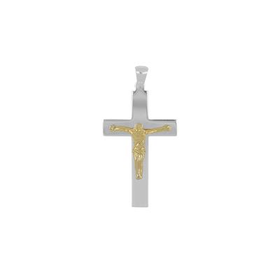 PENDENTE CORCE CON CRISTO IN ARGENTO 925°/°°