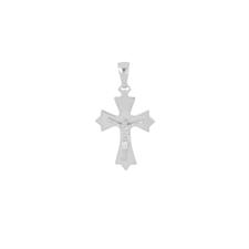 PENDENTE CROCE CON CRISTO IN ARGENTO 925°/°°