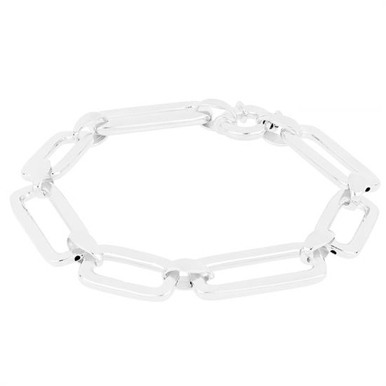 BRACCIALE MAGLIE RETTANGOLARI IN ARGENTO 925°/°°