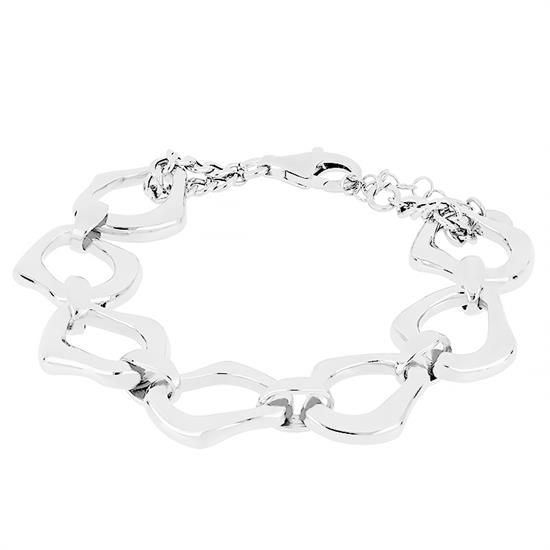 BRACCIALE MAGLIA SASSO LAVORATO IN ARGENTO 925°/°°