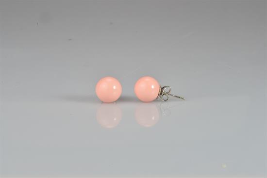 ORECCHINO LOBO SHELL PINK IN ARGENTO 925°/°°