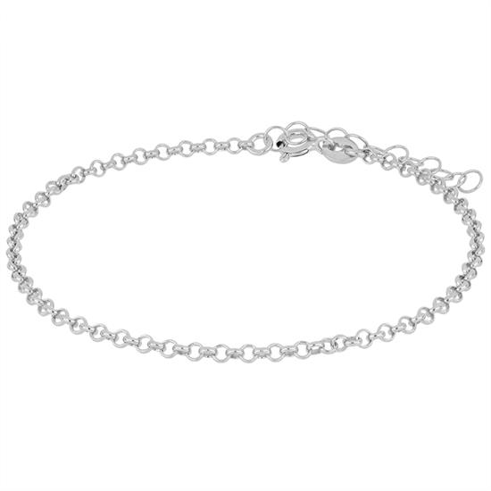 BRACCIALE ROLLO'LISCIA MEDIA 0.2 IN ARGENTO 925°/°°