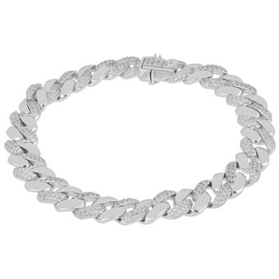 BRACCIALE GROUMETTA 8MM ZIRCONATA IN ARGENTO 925°/°°