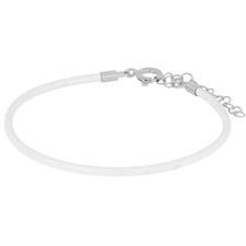 BRACCIALE PELLE IN ARGENTO 925°/°°