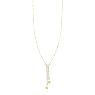 COLLANA DOPPIO FILO PENDENTE ZIRCONI CUORI ARGENTO 925°/°°