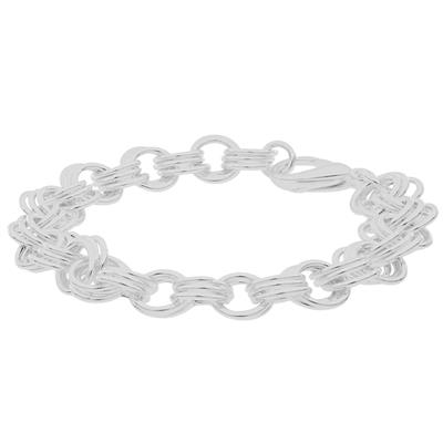 BRACCIALE MULTI TONDI INTRECCIATI IN ARGENTO 925°/°°