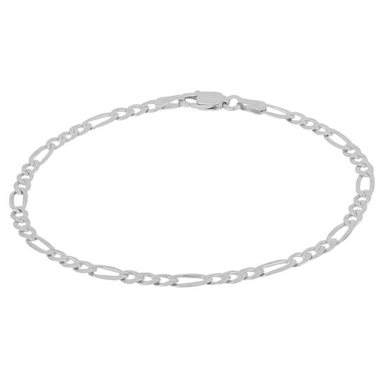 BRACCIALE 3+1 LARGA 3,40MM IN ARGENTO 925°/°°