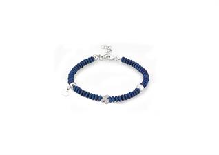 BRACCIALE FARFALLA EMATITE BLUE IN ARGENTO 925°/°°