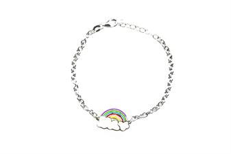 BRACCIALE ARCOBALENO IN ARGENTO 925°/°°