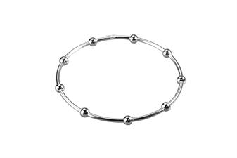 BRACCIALE MANETTA CON PALLINI IN ARGENTO 925°/°°