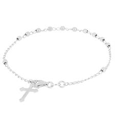 BRACCIALE ROSARIO IN ARGENTO 925°/°° MM3 DISCO