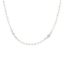 COLLANA ROSARIO GIROCOLLO MULTICOLOR IN ARGENTO 925°/°° MM3