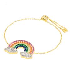 BRACCIALE BIG ARCOBALENO IN ARGENTO 925°/°°